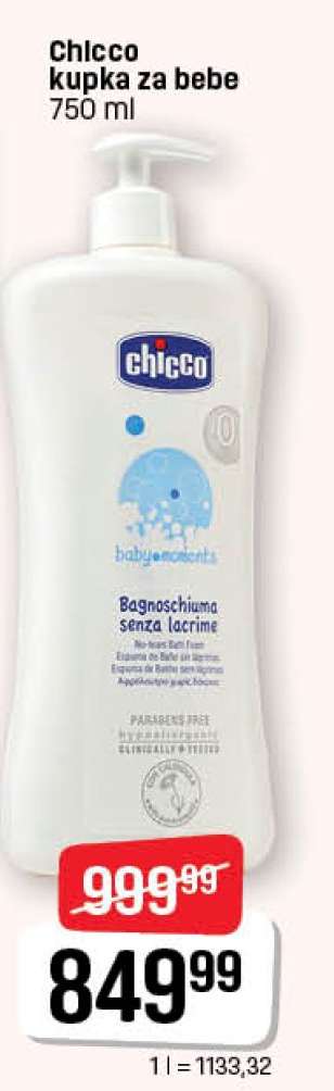 Chicco kupka za bebe