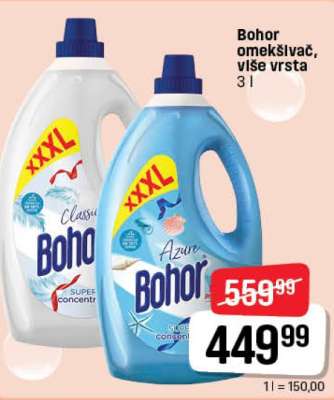 Bohor omekšivač