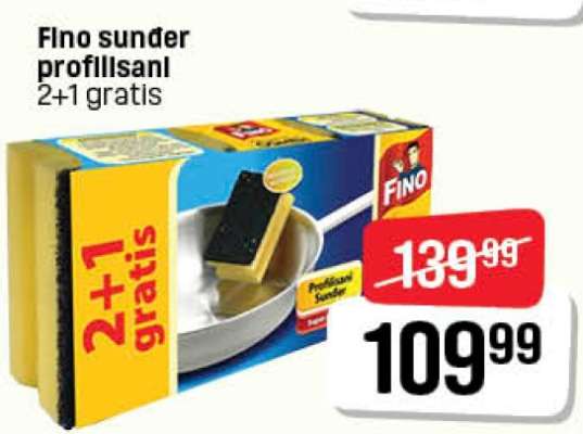 Fino sünger profillsanlı 2+1