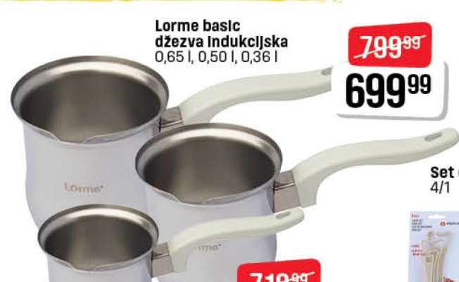 Lorme basic džezva Indukcijska