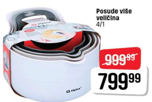 Posude više veličina 4/1