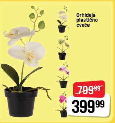Orhideja plastično cveće