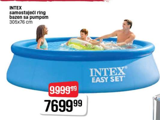 INTEX samostojeći ring bazen sa pumpom