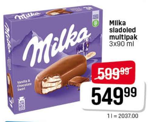 Milka sladoled multipak