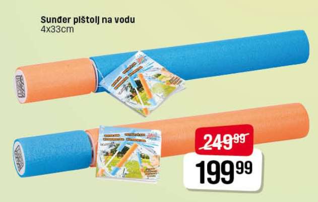 Sunděr pistolj na vodu