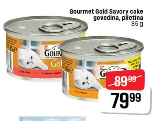 Gourmet Gold Savory cake govedina , piletina 85 g