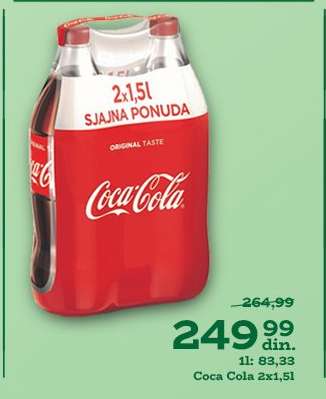 Coca Cola 2x1.5L