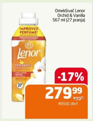 Omekšivač Lenor Orchid & Vanilla