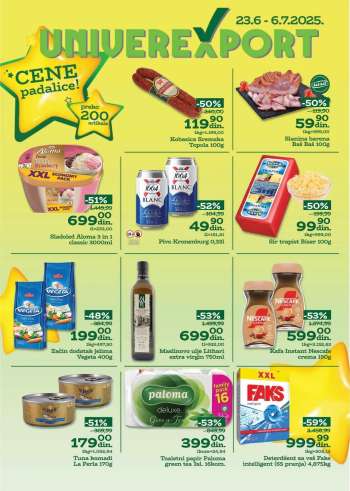 Univerexport katalog - 23.06.2025 - 06.07.2025.