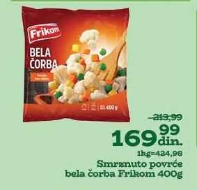 Smrznuto povrće bela čorba Frikom 400g