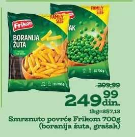 Smrznuto povrće Frikom 700g