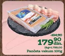 Panceta vakum 100g