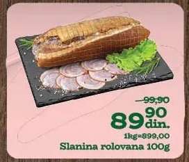 Slanina rolovana 100g