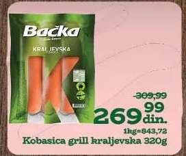 Kobasica grill Kraljevska 320g