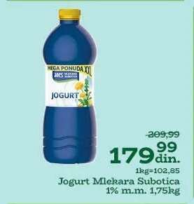 Jogurt mlekara Subotica