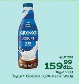 Jogurt Grekos 3,5% m.m. 950g
