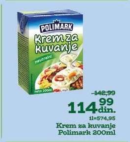 Krem za kuvanje Polimark 200ml