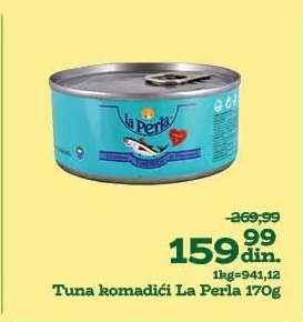 Tuna komadići La Perla 170g