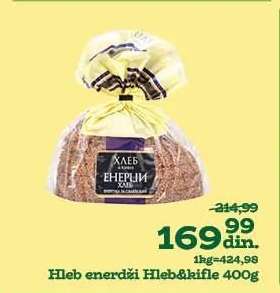 Hleb enerđi Hleb&kifle 400g