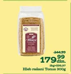 Hleb ražani Tonus 300g