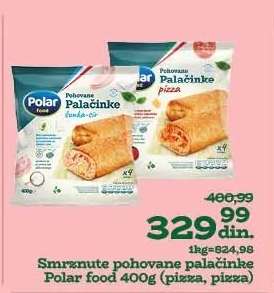 Smrznute pohovane palačinke Polar food 400g (pizza, pizza)