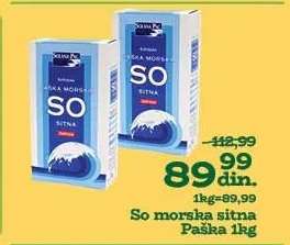 So morska sitna Paška 1kg