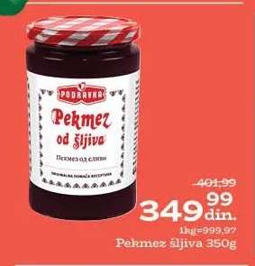 Pekmez Šljiva 350g