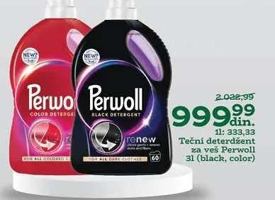Tečni deterdžent za veš Perwoll 3l (black, color)