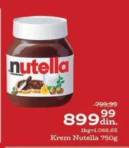 Krem Nutella, 750g