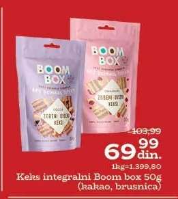 Keks integralni Boom box 50g