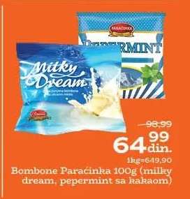 Bombone Paraćinka 100g