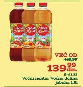 Voćni nektar Voćna dolina jabuka 1,5l