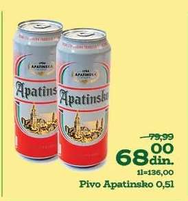 Pivo Apatinsko 0,5l