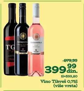 Vino Tikveš 0,75l