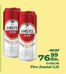 Pivo Amstel 0.5l