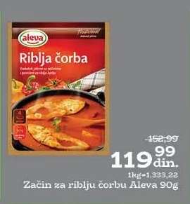 Začin za riblju čorbu Aleva 90g