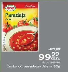 Čorba od paradajza Aleva 80g
