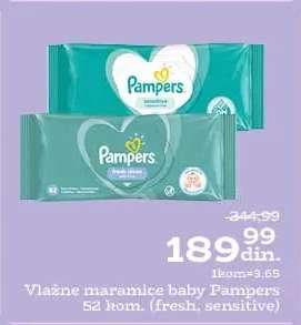 Vlažne maramice baby Pampers