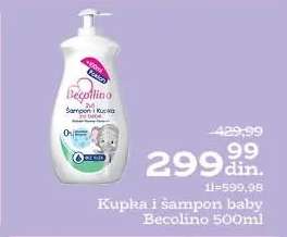 Kupka i šampon baby Becolino 500ml