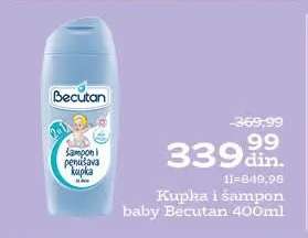 Kupka i šampon baby Becutan 400ml