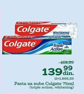 Pasta za zube colgate 75ml