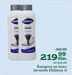 Šampon za kosu lavanda Hellena 1l