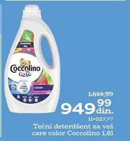 Tečni deterdžent za veš care color Coccolino