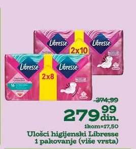 Ulošci higijenski Libresse