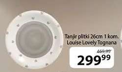 Tanjir plitki 26cm 1 kom. Louise Lovely Tognana