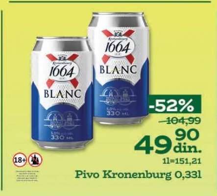 Pivo Kronenburg 0,331