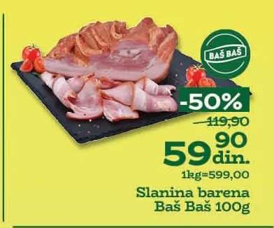 Slanina barena Baš Baš 100g