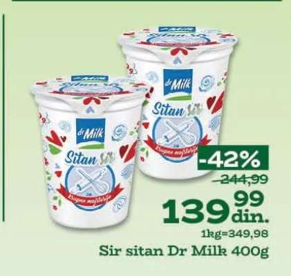 Sir sitan Dr Milk 400g