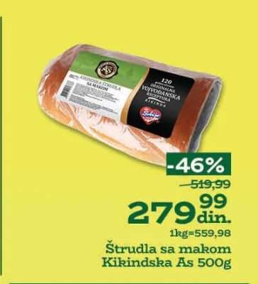 Štrudla sa makom Kikindska As 500g
