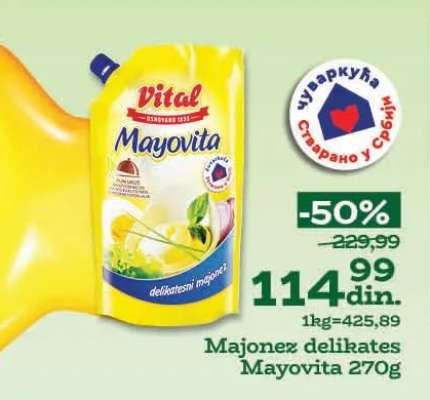 Majonez delikates Mayovita 270g